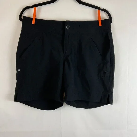Athleta Rincon Bermuda Shorts 4 Black Pockets - Picture 2 of 10